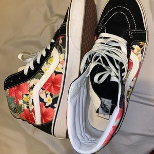 Vans Ski8-HI Reissue Floral Size 10.5